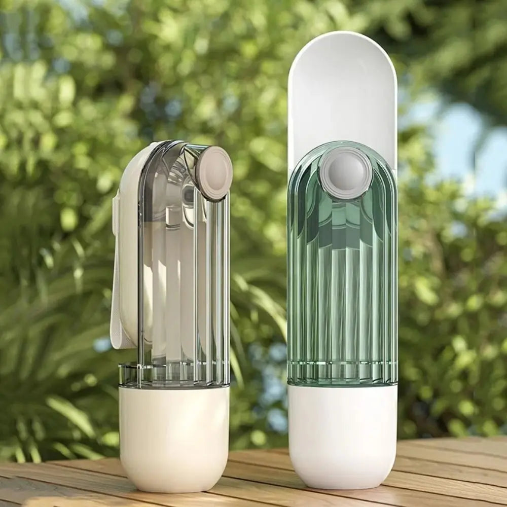Portable 2-in-1 pet water and food dispenser