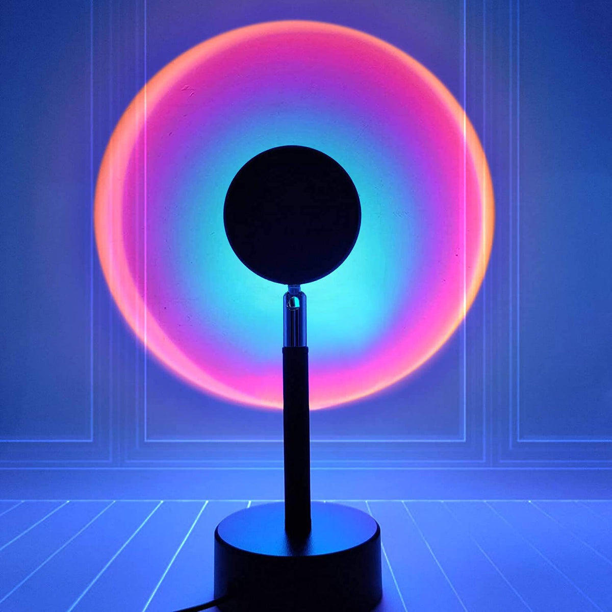 APP Sunset Light Sunset Light Net Red Projection Fill Light Remote Control RGB Sunset Light Live Floor Lamp Dawn Atmosphere