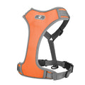Reflective, adjustable Oxford fabric pet harness with a breathable, comfortable interior.