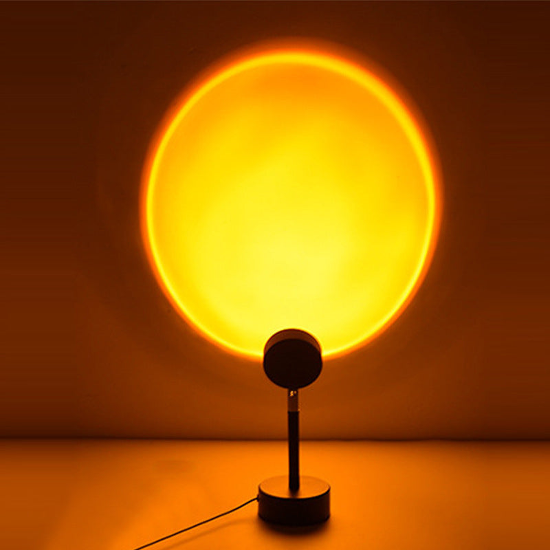 APP Sunset Light Sunset Light Net Red Projection Fill Light Remote Control RGB Sunset Light Live Floor Lamp Dawn Atmosphere