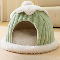 Toast-shaped pet bed with an open/semi-enclosed design.