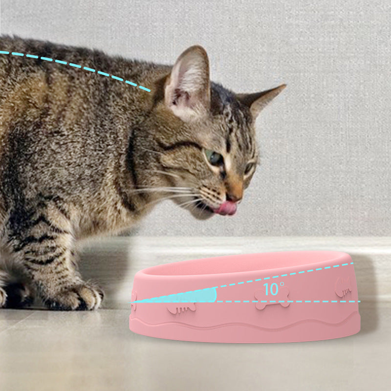 Multifunctional 2-in-1 portable silicone pet bowl