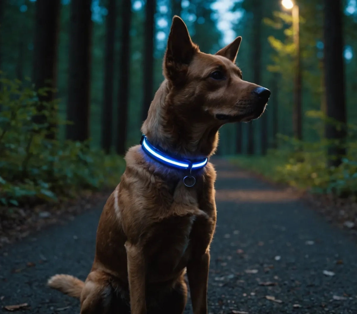 Rechargeable LED Dog Collar – Nighttime Safety